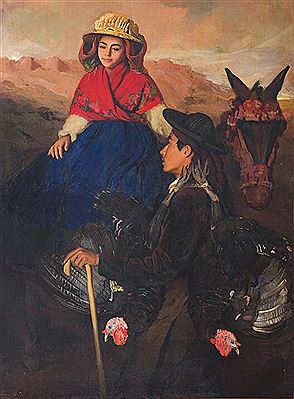 "Los novios"