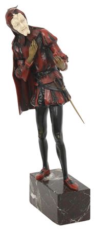 Sculpture of Mephistopheles by A Titze - Auction record, sale price, and art valuation. Compare with similar artists and explore comparable artworks.