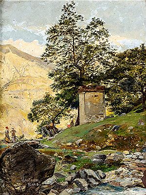 Summer game on the Way of the Cross in "Biasca". by Victor Roman - Auction record, sale price, and art valuation. Compare with similar artists and explore comparable artworks.