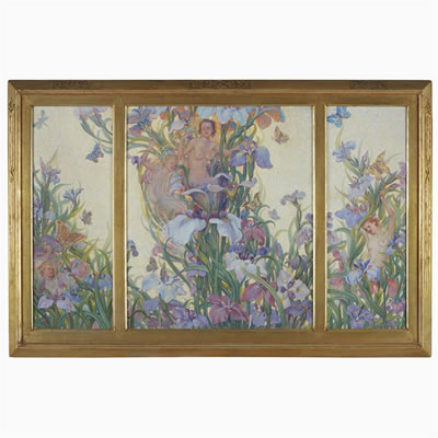 Floral screen (triptych)