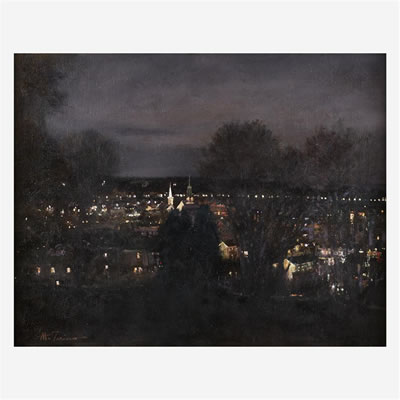 Sample artwork by Anthony Michael Autorino (1937 - 2015), known for landscape, animal and figure painting - View similar artists and auction records