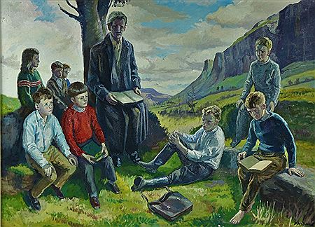 A Sligo Hedge School by Bernard Joseph McDonagh - Auction record, sale price, and art valuation. Compare with similar artists and explore comparable artworks.