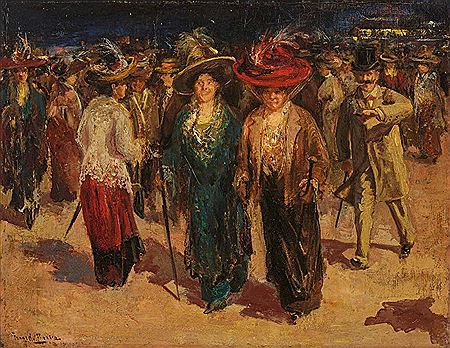 A Festive Evening on the Pier of Scheveningen