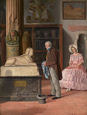 Besuch im ägyptischen Saal in Wien