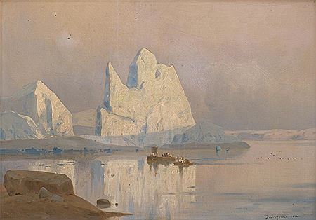 Umiak und Kajak in den Eisfjorden Grönlands