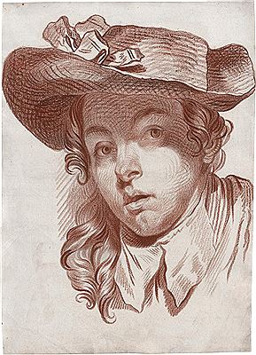 Portrait of a young man in a hat