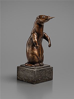 Otter with fish