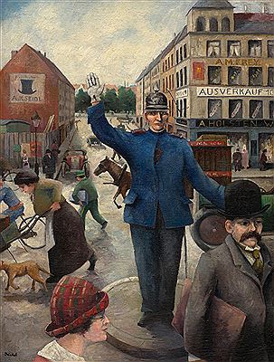 Policeman by Otto Nuckel - Auction record, sale price, and art valuation. Compare with similar artists and explore comparable artworks.