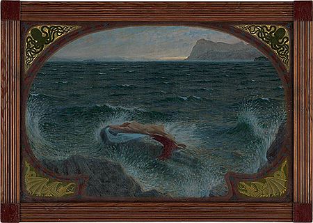 Night tidal waves at the Moldefjord