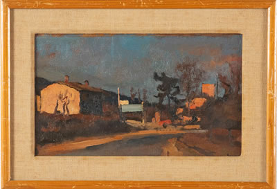 “Paesaggio con case”, Anni ‘50