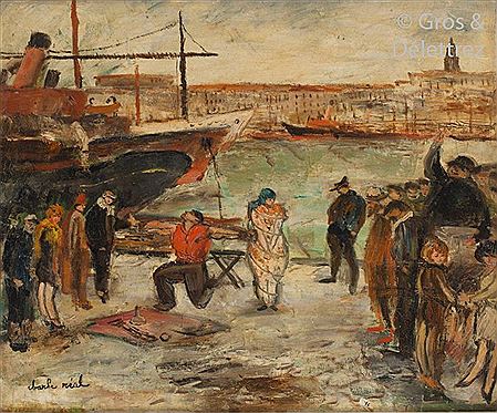Saltimbanques sur le port de Marseille
