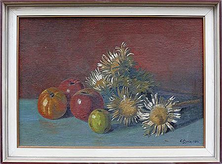 Stillleben mit Äpfel und Disteln by Emil Gysin - Auction record, sale price, and art valuation. Compare with similar artists and explore comparable artworks.