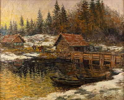 Dock in Winter