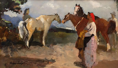 Resting Horses