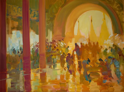 Temple Interior, 2004
