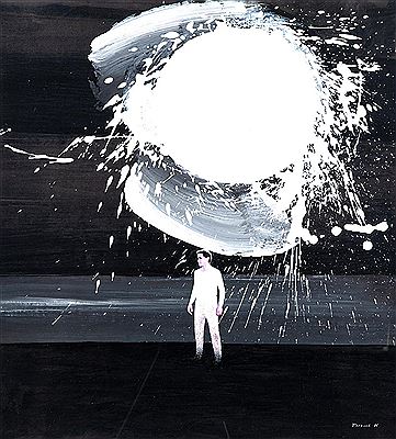 Man and Moon