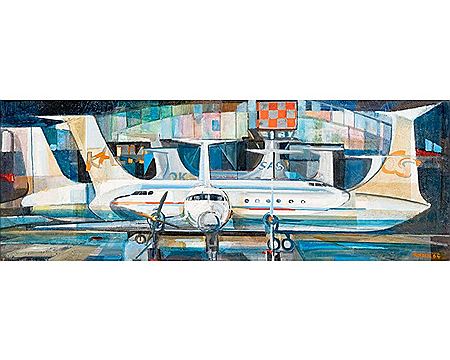 Airplanes in a Hangar