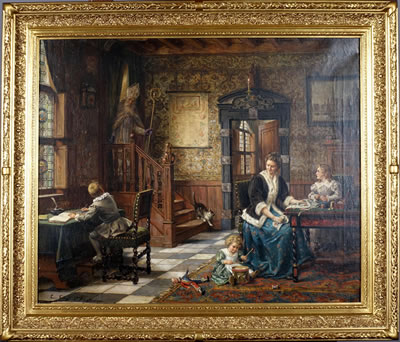 The coming of Saint Nicolas by Constant Aimé Marie Cap - Auction record, sale price, and art valuation. Compare with similar artists and explore comparable artworks.
