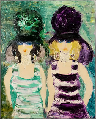 Elégantes aux Chapeaux by Henry Roland - Auction record, sale price, and art valuation. Compare with similar artists and explore comparable artworks.