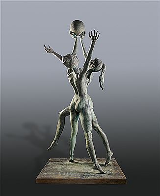 Ballspielerinnen (Nudes Playing Ball) by Hans Jorg Limbach - Auction record, sale price, and art valuation. Compare with similar artists and explore comparable artworks.