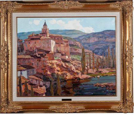 View of a Spanish village