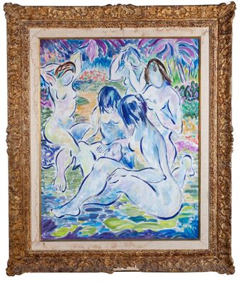 Después del baño by Federico De Echevarria Uribe - Auction record, sale price, and art valuation. Compare with similar artists and explore comparable artworks.
