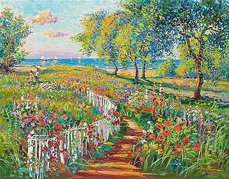 Sunlit Seaside Poppies