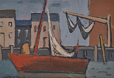Sailboat in Harbor