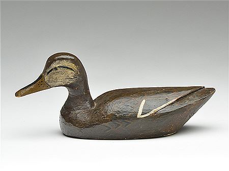 Sample artwork by Laurent Verdin Sr (1909 - 1991), known for decoy carving - View similar artists and auction records