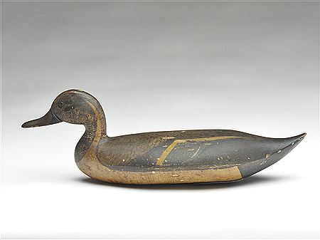 Hollow carved pintail drake