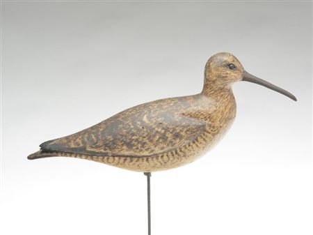 Important hollow carved "jack" curlew