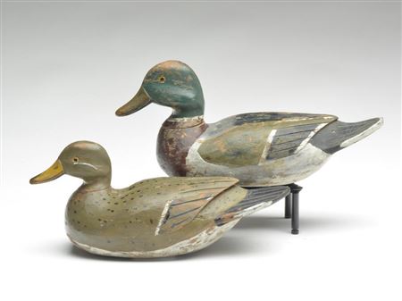 Sample artwork by Clovis Vizier (1875 - 1975), known for decoy carving - View similar artists and auction records