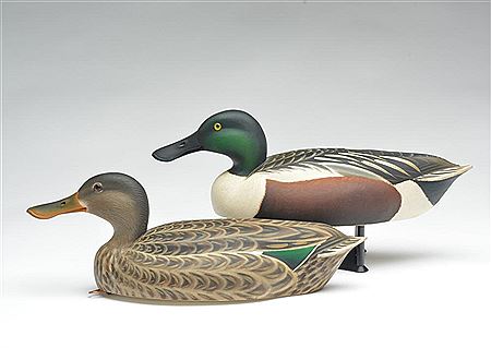 Rigmate pair of shovelers