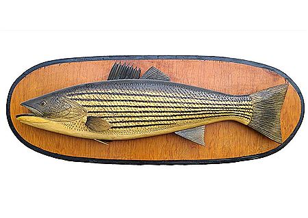 Large and important striped bass by Phillippe Sirois - Auction record, sale price, and art valuation. Compare with similar artists and explore comparable artworks.