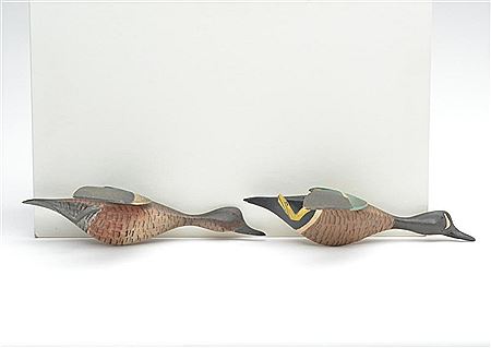 Four 1/2 size flying ducks