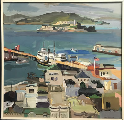 "North Beach Toward Alcatraz," 1985