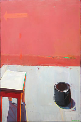 "Still Life with Red Piano Stool," 1987