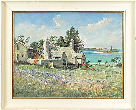 Sample artwork by Warren Francis Snow (1869 - 1962), known for tree landscape - View similar artists and auction records
