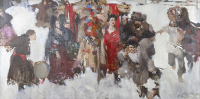 Easter in Russia, 1997