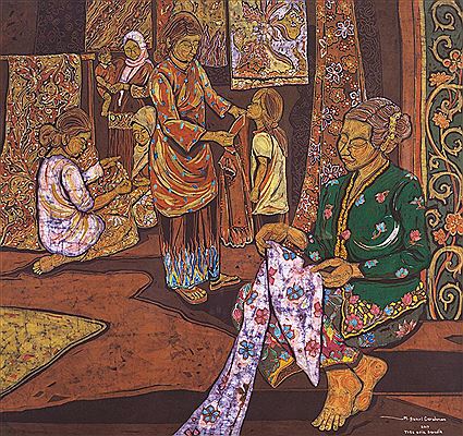 Tiga Adik Beradik by M Sukri Derahman - Auction record, sale price, and art valuation. Compare with similar artists and explore comparable artworks.