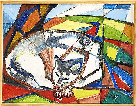 Cat by Eugen Nell - Auction record, sale price, and art valuation. Compare with similar artists and explore comparable artworks.