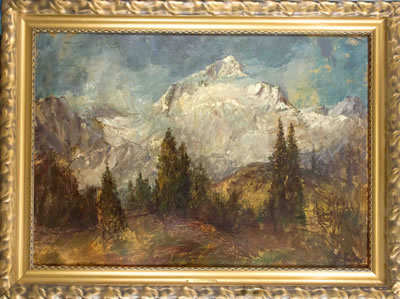 The Dreitorspitze in the Wetterstein Mountains