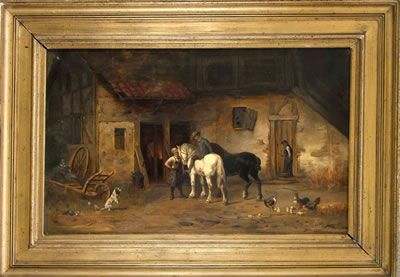 ''At the farrier''