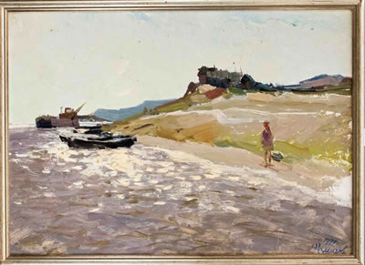 Bank area on the Volga
