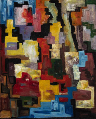 Sample artwork by Hortense Crompton Mattice Gordon (1886 - 1961), known for abstract painting, art educator - View similar artists and auction records