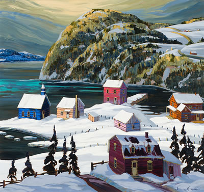 Le Port-au-Persil au Bord du Fleuve, en Charlevoix
