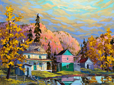Le Moulin Bouchard, Vallée du Gouffre, en Charlevoix, Quebec