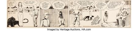 Tim Tyler's Luck Daily Comic Strip Original Art dated 7-7-33 (King Features Syndicate, 1933)