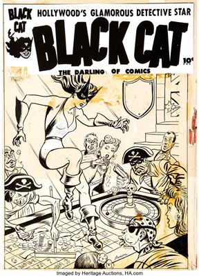 Sample artwork by Alfred Avison (1920 - 1984), known for comic-book illustrator - View similar artists and auction records
