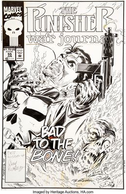 The Punisher War Journal #55 Cover Original Art (Marvel Comics, 1993)